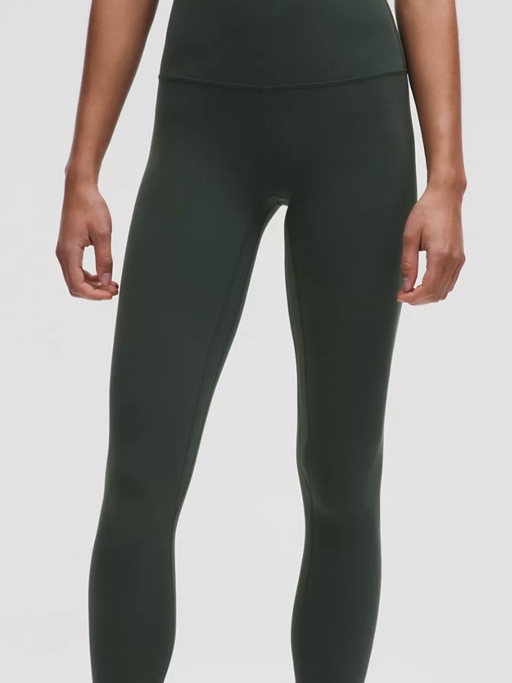 Lululemon Align High Rise Pant 28” in Rainforest Green